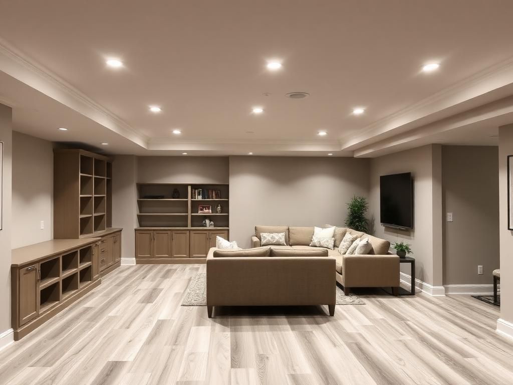 Basement Transformations project by Legacy Contracting in the GTA